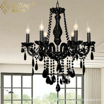 Wedding table centerpieces black chandelier lighting decoration 85576